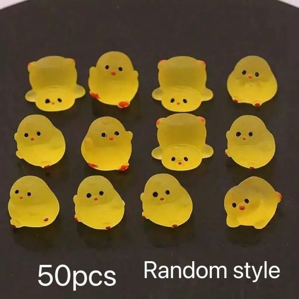 Mini Glow-in-the-Dark Chicks (5pcs)