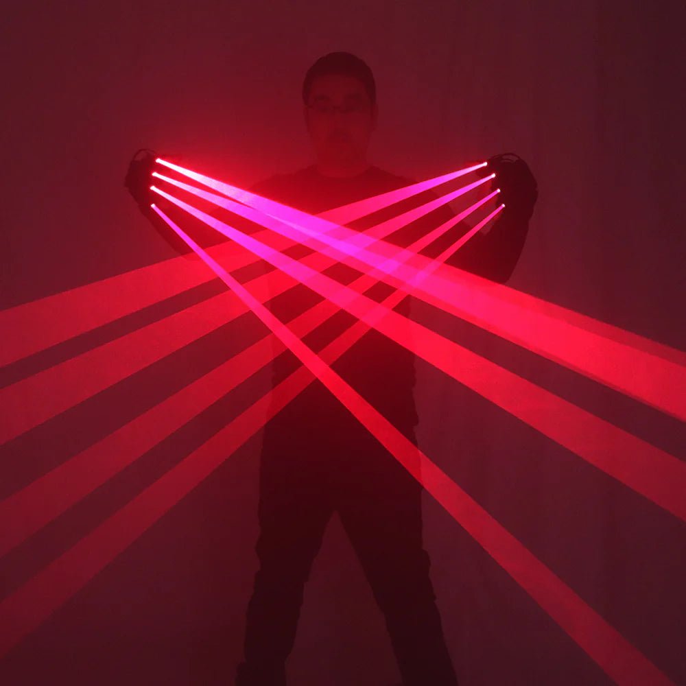 Mr.Bogie Laser Gloves - Rechargeable - Light up Gloves - InstaWOW Shop