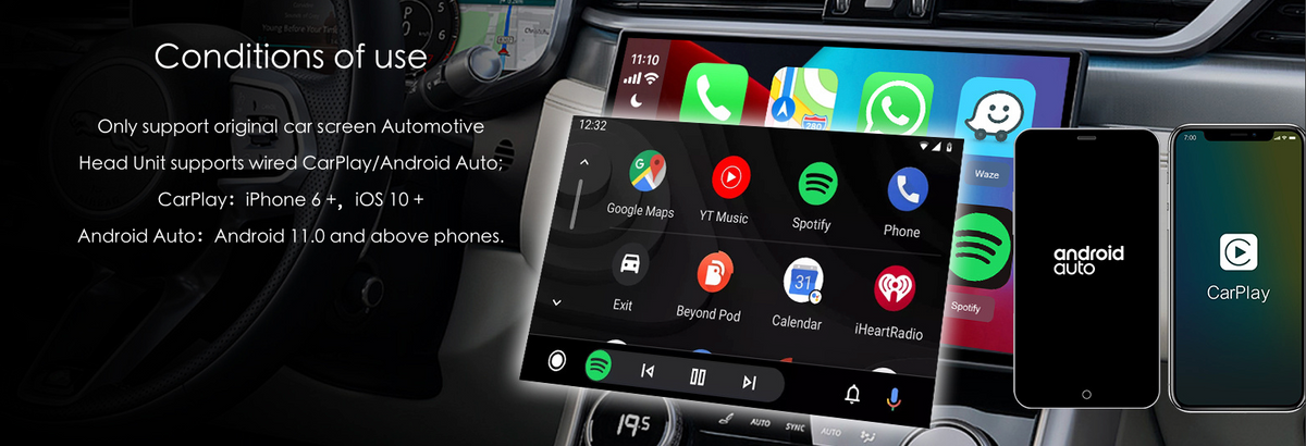 Carlinkit Ultra Mini - Carplay for Apple & Andriod + USB-C Converter