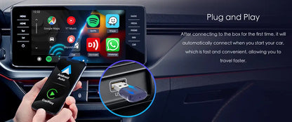 Carlinkit Ultra Mini - Carplay for Apple & Andriod + USB-C Converter