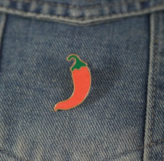 Red Chili Pepper Brooch Enamel Pin