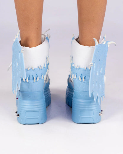 Blue Apple Women's Dragon Wedge Sneakers - InstaWOW Shop
