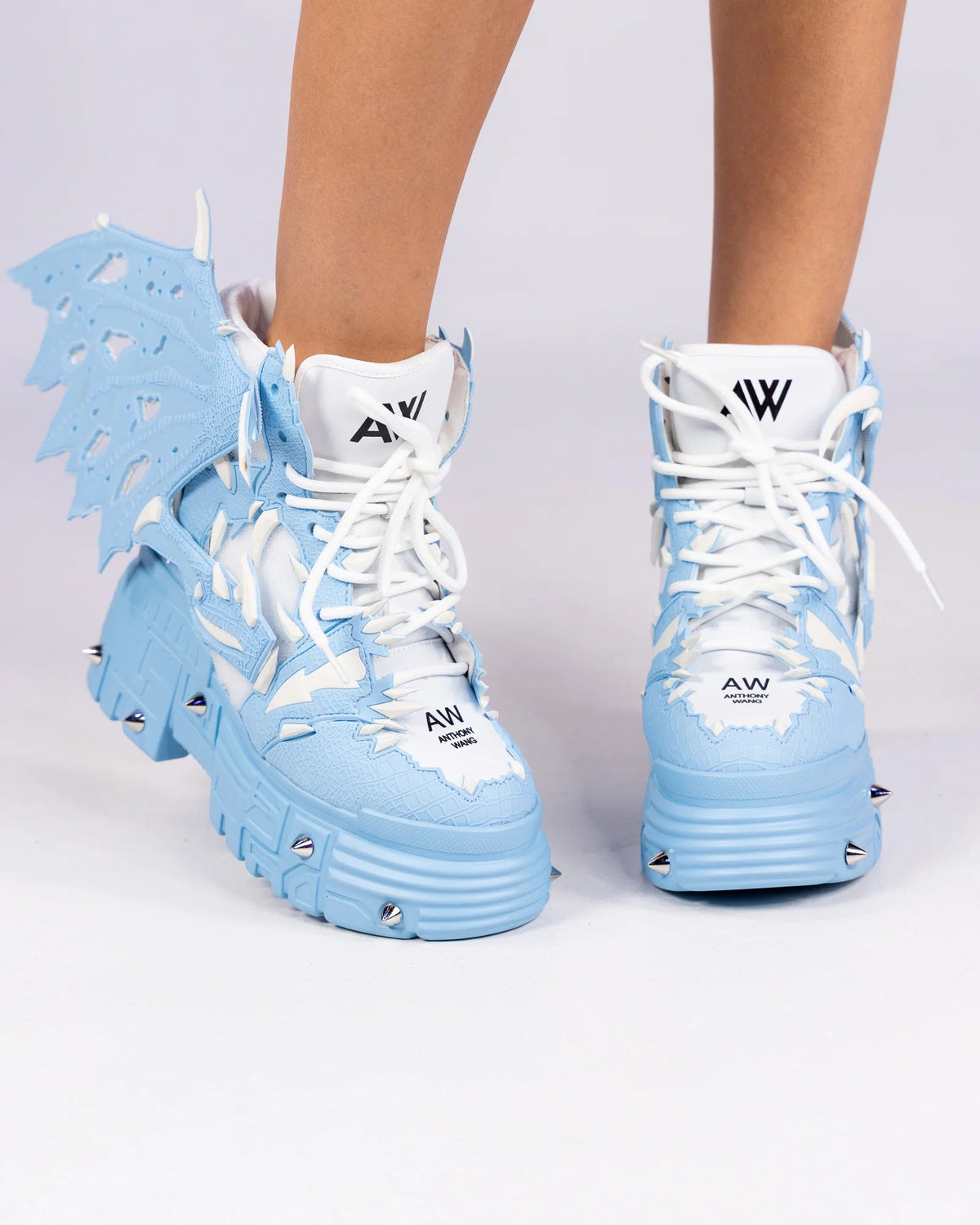 Blue Apple Women's Dragon Wedge Sneakers - InstaWOW Shop