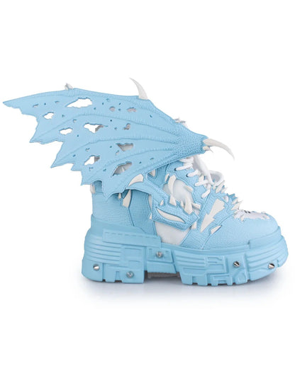 Blue Apple Women's Dragon Wedge Sneakers - InstaWOW Shop