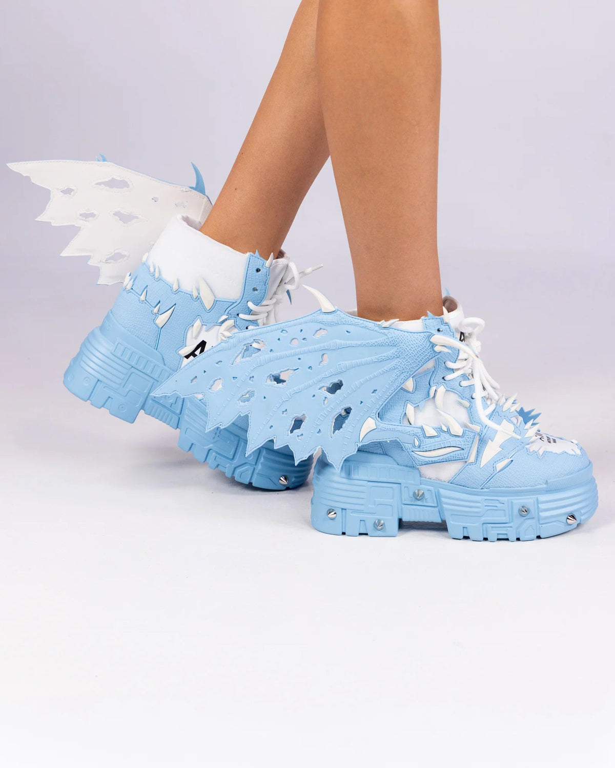 Blue Apple Women's Dragon Wedge Sneakers - InstaWOW Shop