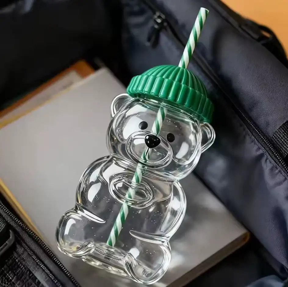 Bear Glass Cup