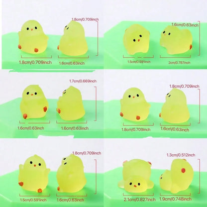 Mini Glow-in-the-Dark Chicks (5pcs)