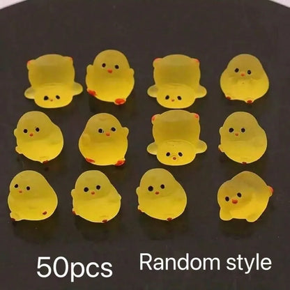 Mini Glow-in-the-Dark Chicks (5pcs)