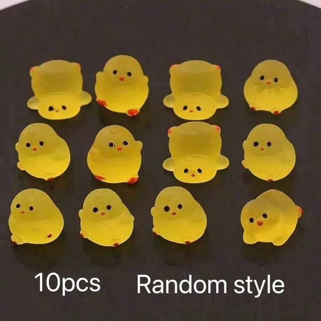 Mini Glow-in-the-Dark Chicks (5pcs)