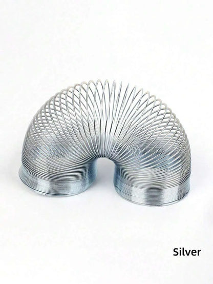 Mini Metal Rainbow Spring Slinky Toy Fidget