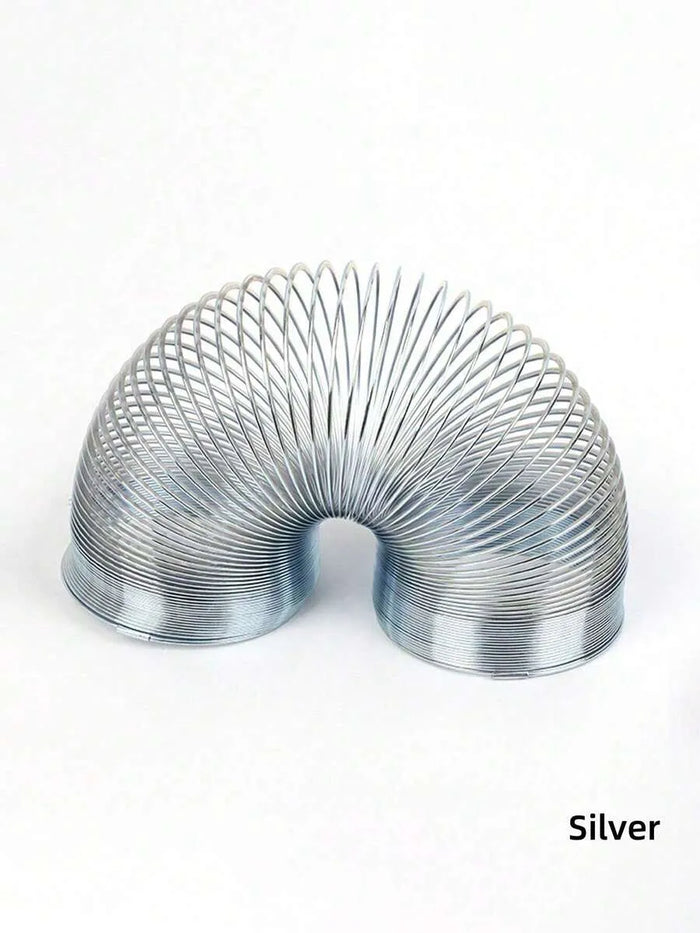 Mini Metal Rainbow Spring Slinky Toy Fidget