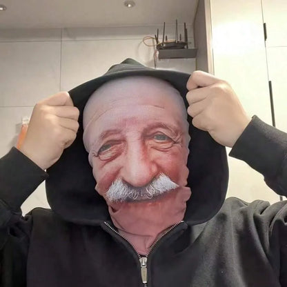 Ultra-Realistic Old Man Prank Mask