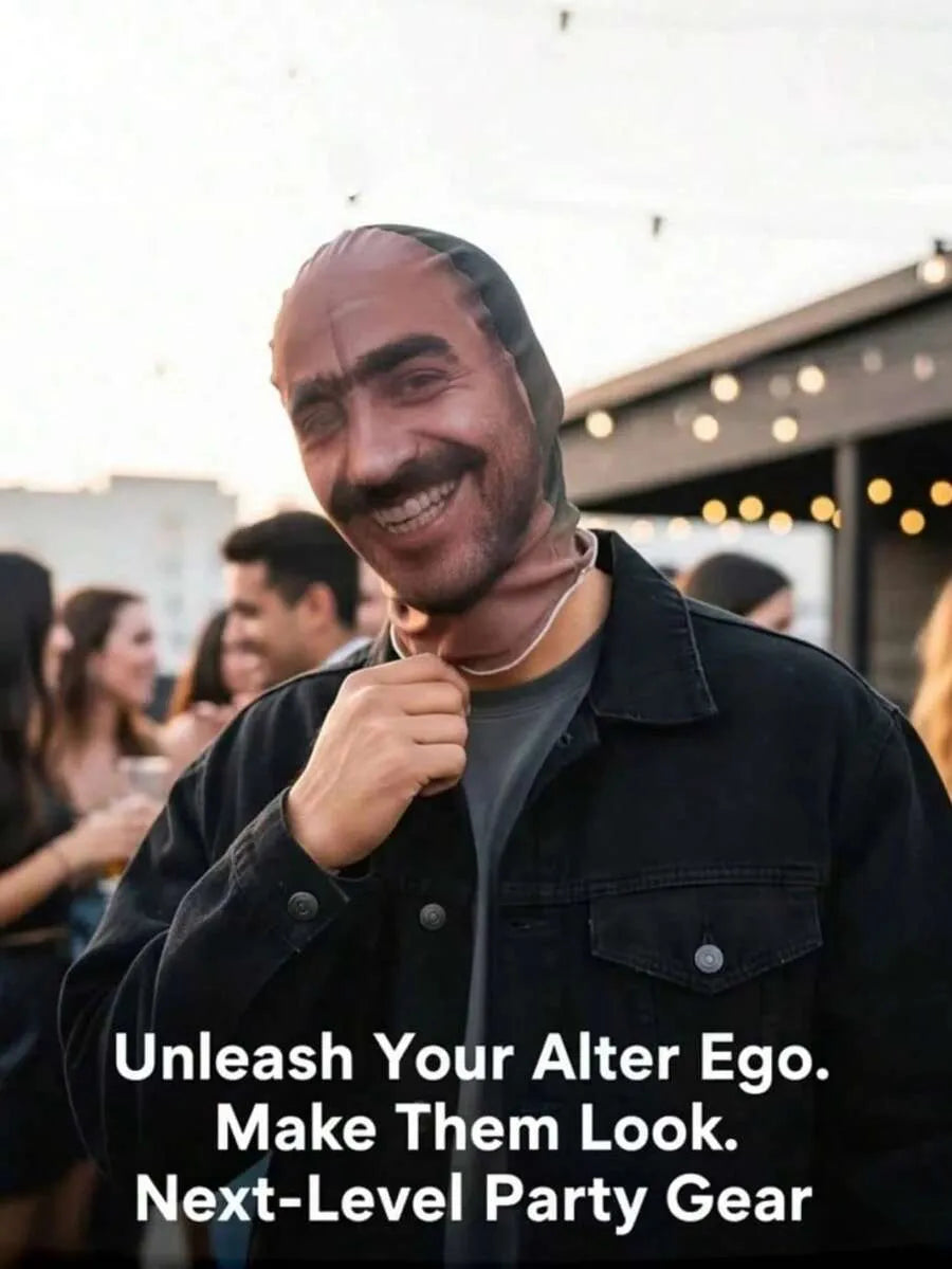 Ultra-Realistic Waggy Man Mesh Mask