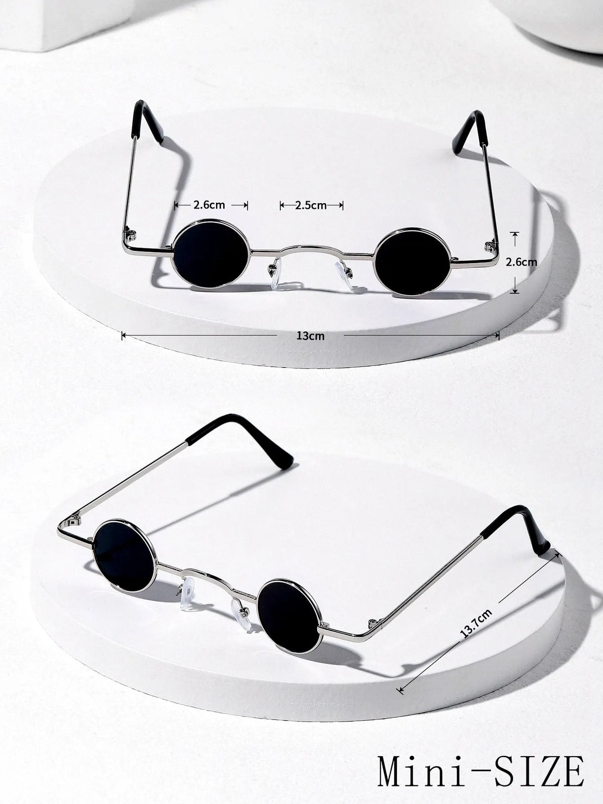 Retro Mini Round Glasses