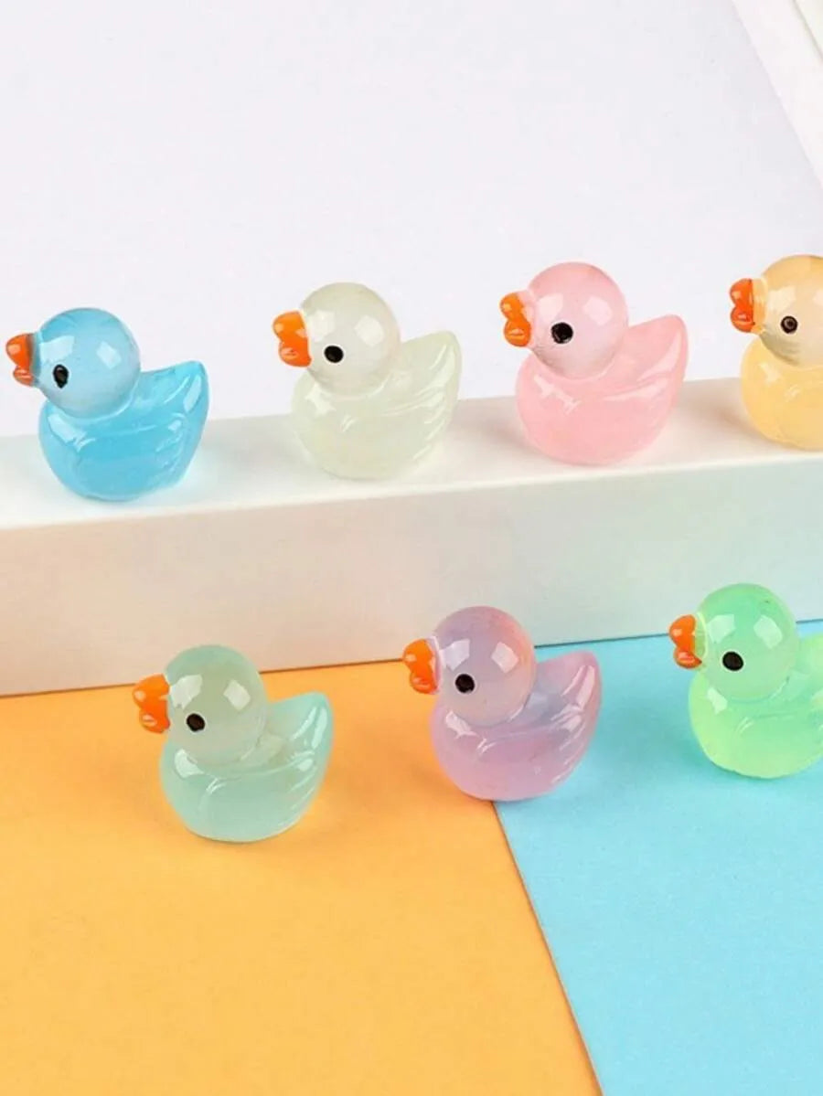 Glow-in-the-Dark Ducks Set (12pcs)