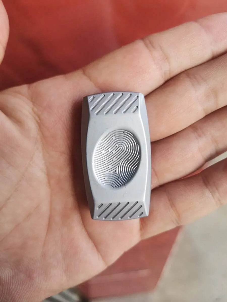 2-in-1 Metal Coin & Knob Fidget Spinner