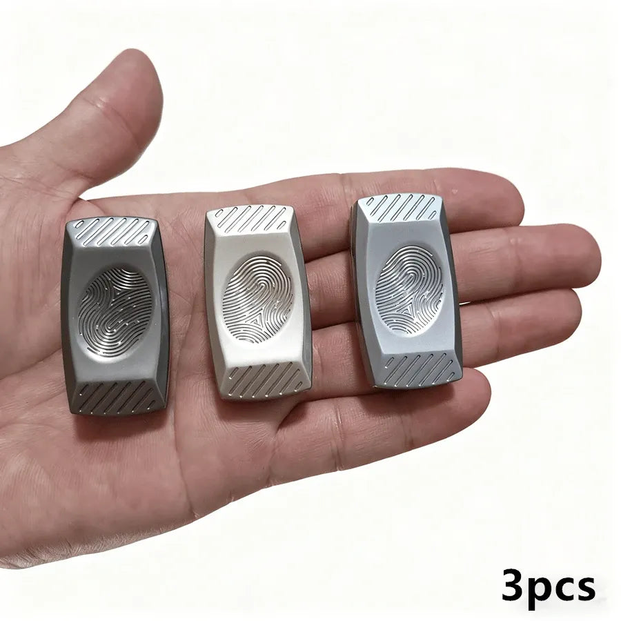 2-in-1 Metal Coin & Knob Fidget Spinner