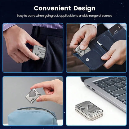 Metal Playing Card Fidget Slider