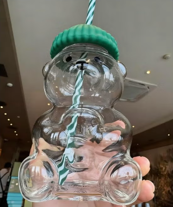 Bear Glass Cup