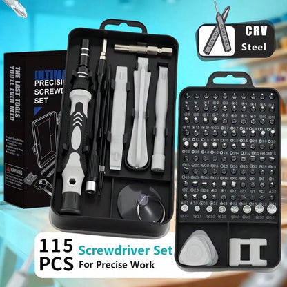 115-in-1 Precision Screwdriver Repair Kit