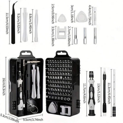 115-in-1 Precision Screwdriver Repair Kit