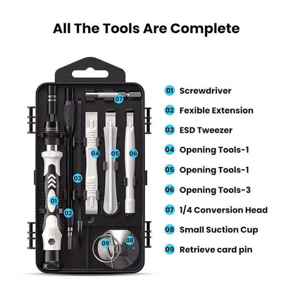 115-in-1 Precision Screwdriver Repair Kit