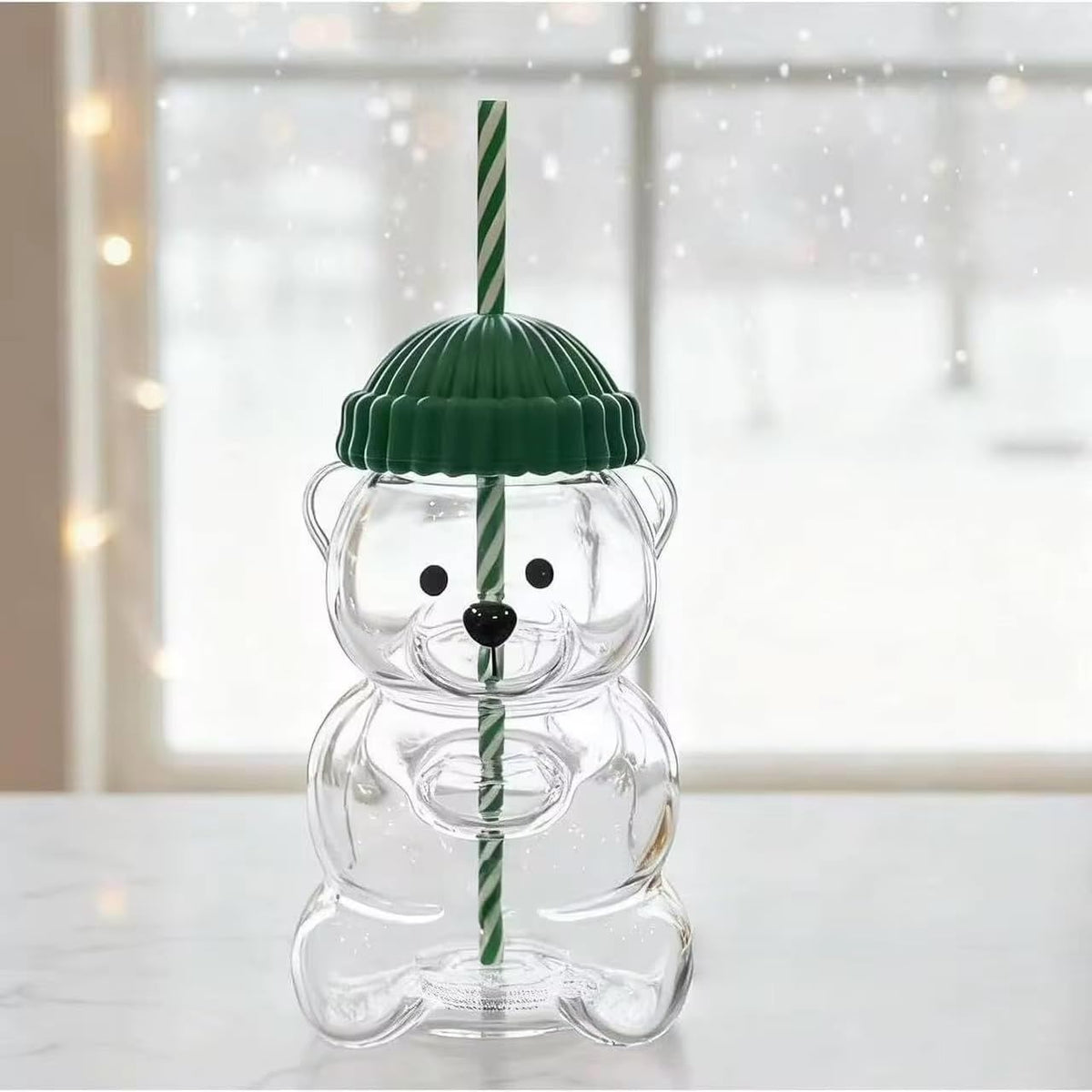 Bear Glass Cup