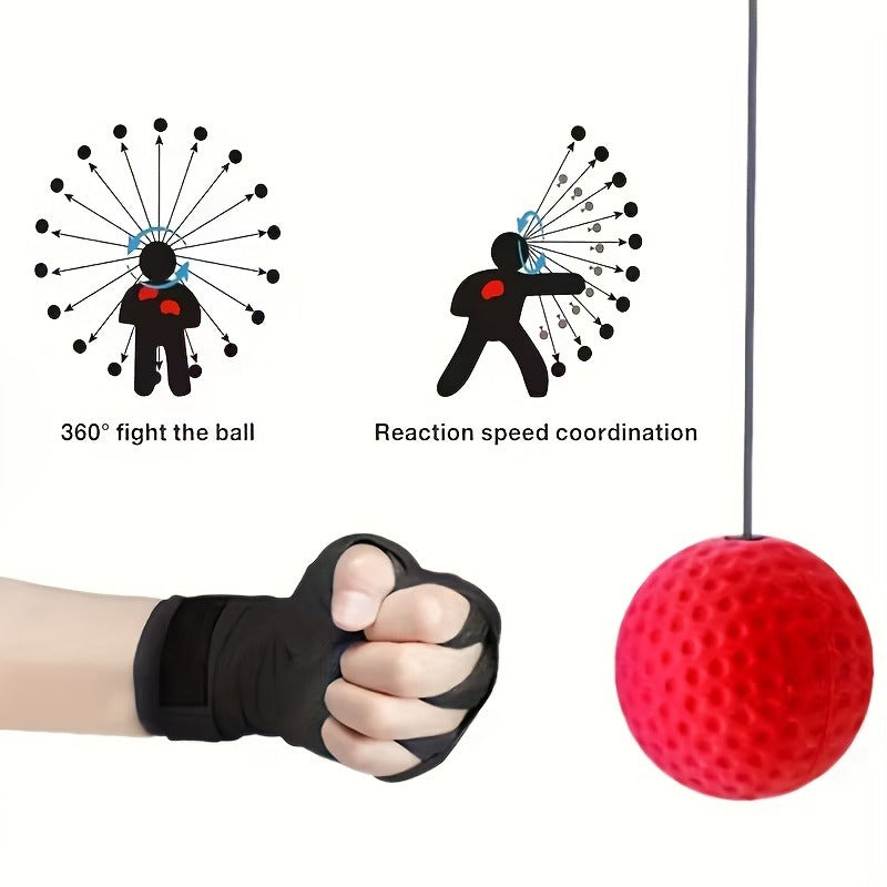 Boxing Reaction Speed Ball with Headband