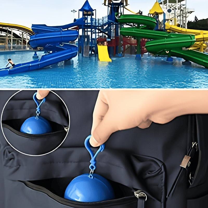 Portable Emergency Rain Poncho Ball (1PC Random Color)