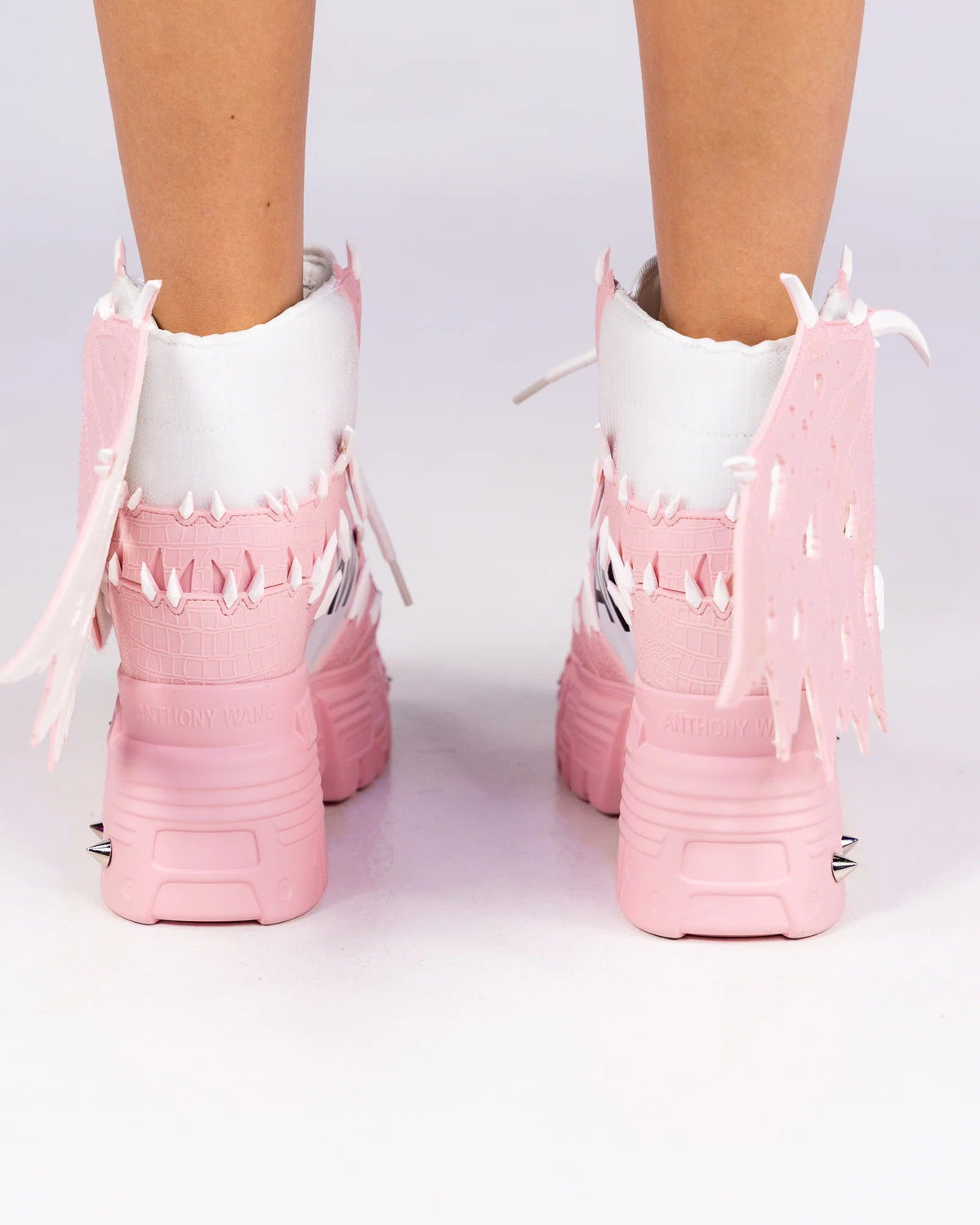 Pink Apple Women's Dragon Wedge Sneakers - InstaWOW Shop