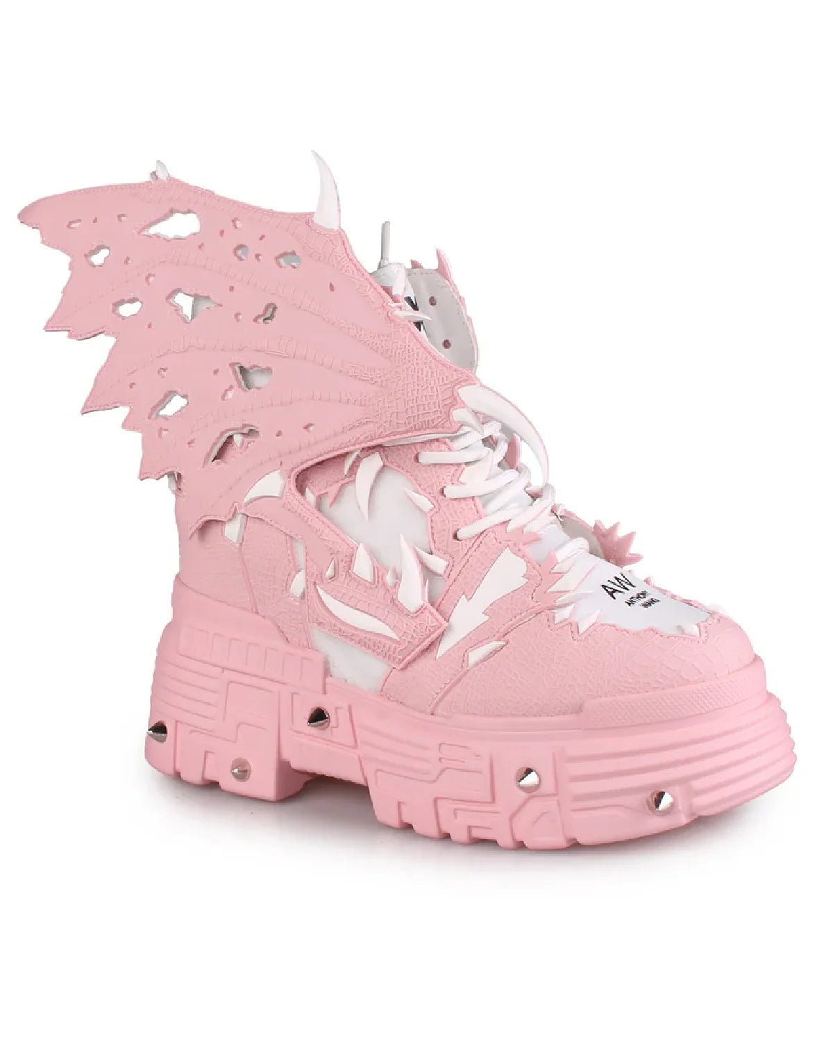 Pink Apple Women's Dragon Wedge Sneakers - InstaWOW Shop