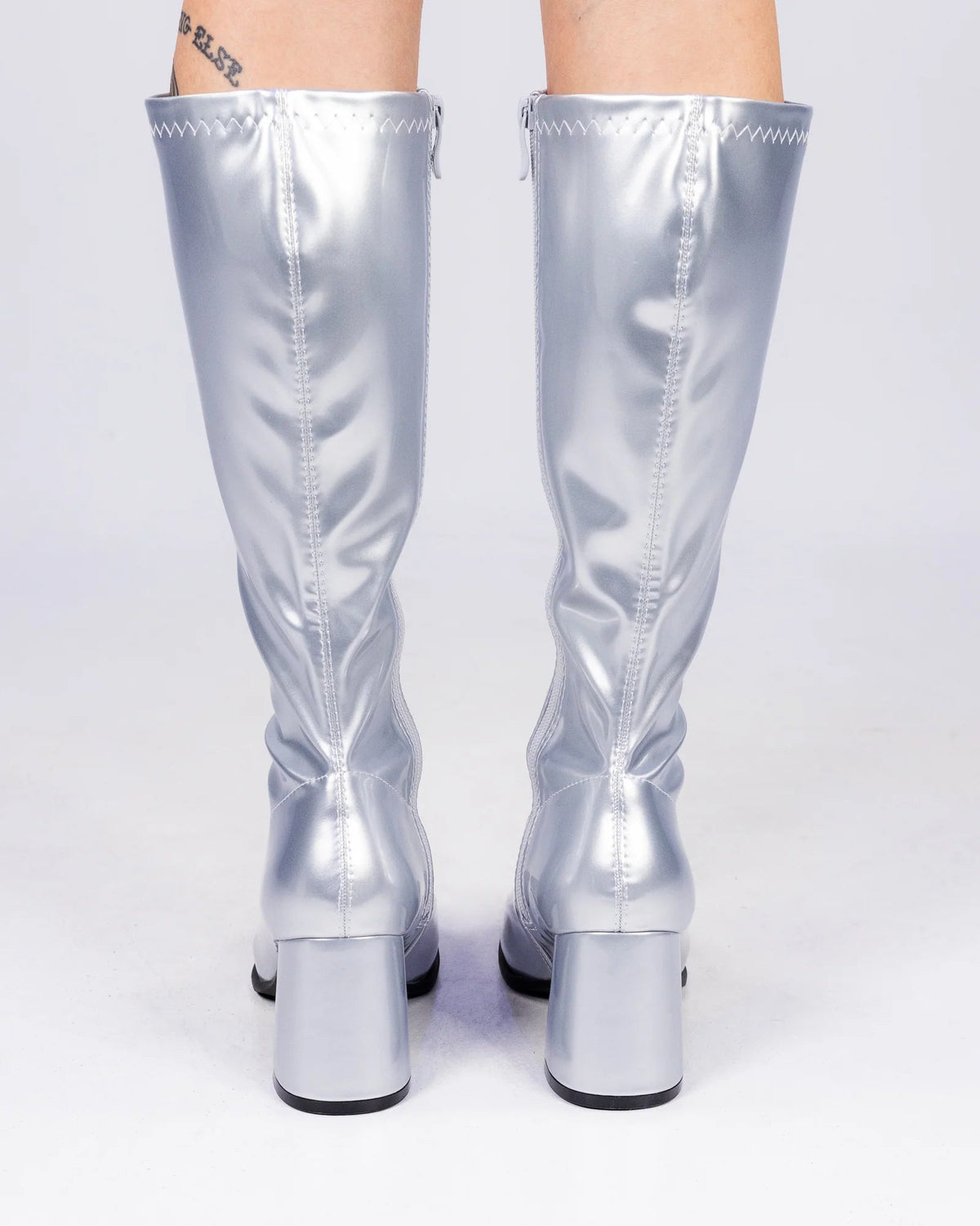 Silver Undeniable Women's Go - Go Boots - InstaWOW Shop
