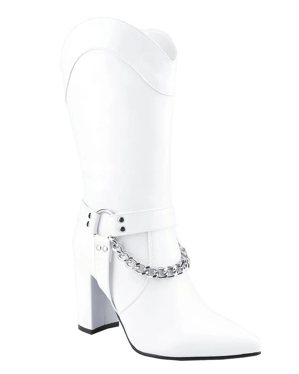 White Western Deco Women's Cowboy Boots - InstaWOW Shop