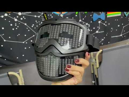 LED Bluetooth Mask with App Control and USB-C Charger