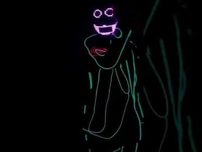 LED Bluetooth Mask with App Control and USB-C Charger