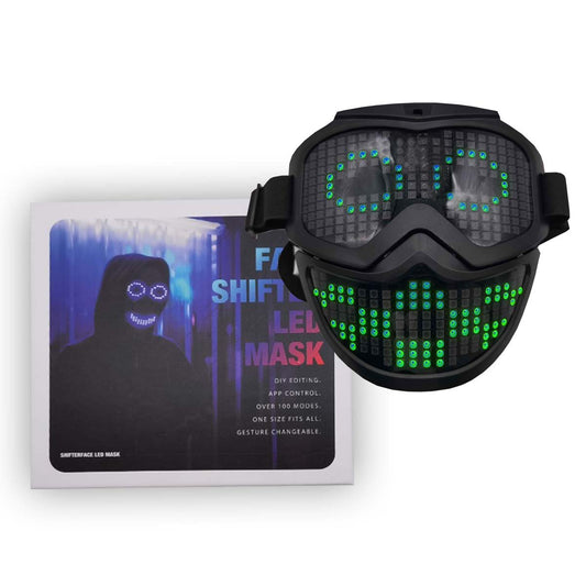 LED Bluetooth Mask with App Control and USB-C Charger - InstaWOW Shop
