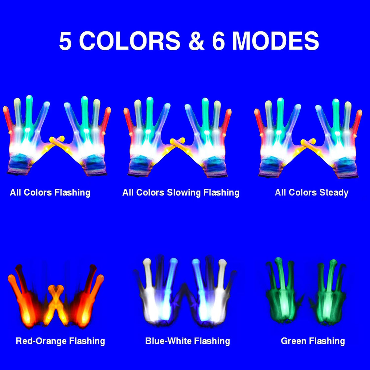LED Rave Gloves - InstaWOW Shop